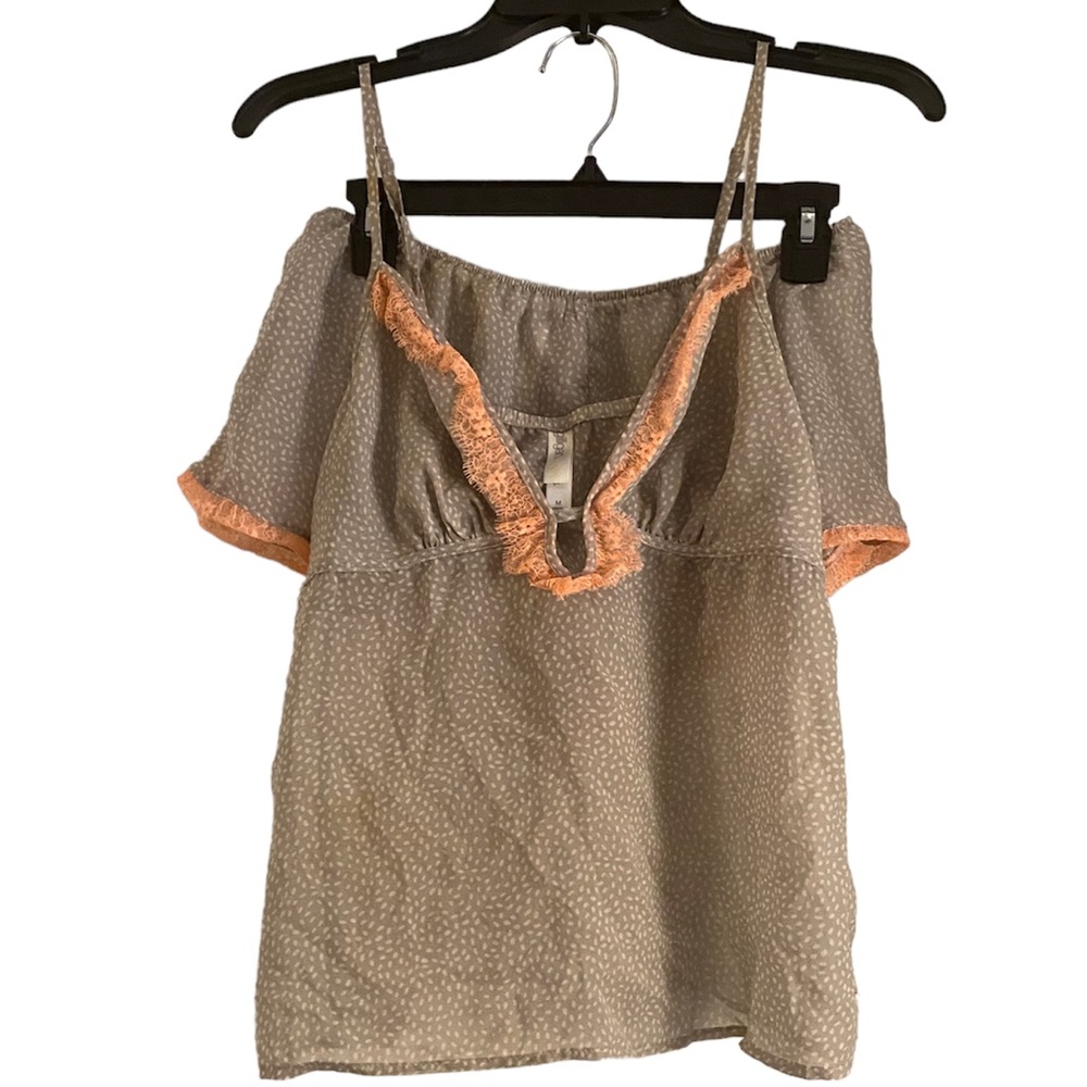 Sheer grey two piece night set
